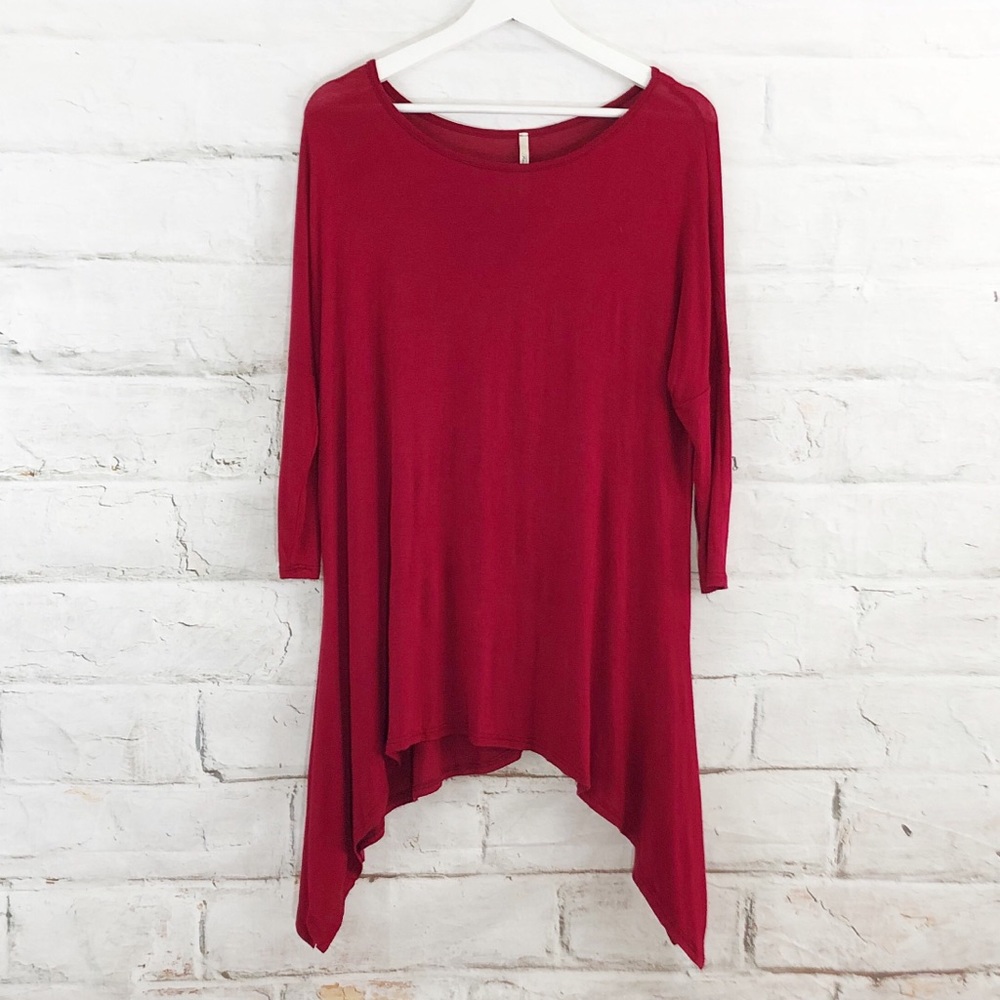 Burgundy Tunic - Picture 2 of 3